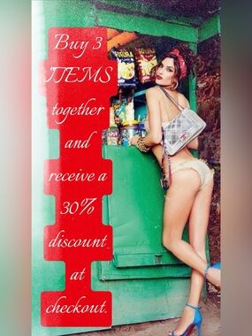 Stylized Beach Pinup Photography Print - Green & Red